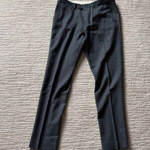 J. Crew Men's Blue-Gray Dress Pants - Slim Tailored Fit